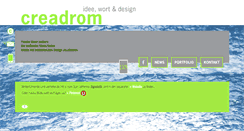 Desktop Screenshot of creadrom.ch